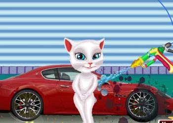 Angela Car Cleaning game screenshot
