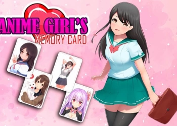 Anime Girls Memory Card game screenshot
