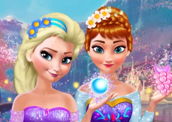Anna Og Elsa Makeover skærmbillede af spillet