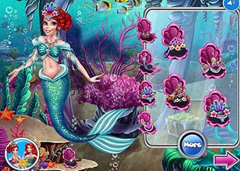 Ariel Princesa Vs Sirena captura de pantalla del juego