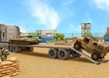 Army Machine Transporter Truck játék képernyőképe