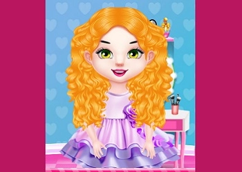Salón na vlasy Baby Bella Braid snímek obrazovky hry