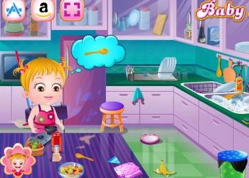 Baby Hazel: Cleaning Time اسکرین شات بازی