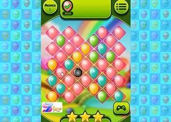 Ballonnenpad Vegen schermafbeelding van het spel