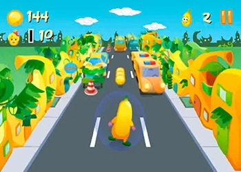 Bananløbende skærmbillede af spillet
