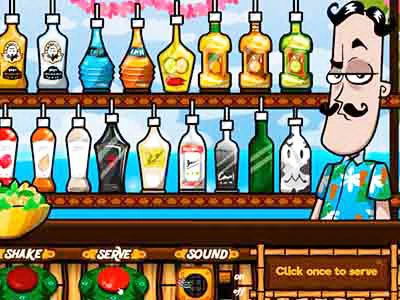Bartender Hacer La Mezcla Correcta captura de pantalla del juego