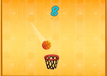 बास्केट बॉल चुनौती गेंद को फ्लिक करें खेल का स्क्रीनशॉट