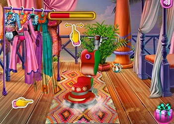 Limpeza De Casa De Praia captura de tela do jogo