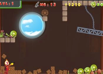 Ben 10: Disparar A Los Zombis captura de pantalla del juego