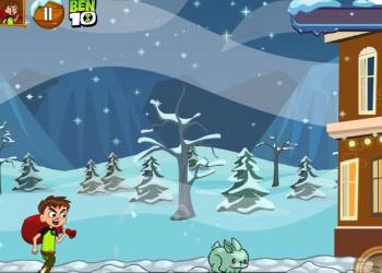 Ben 10: La Carrera Navideña captura de pantalla del juego