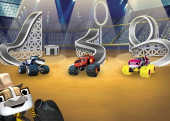 Blaze And The Monster Machines: Super Shape Stunt Puzzles στιγμιότυπο οθόνης παιχνιδιού