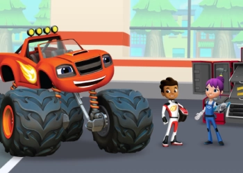 Blaze Et Les Monster Machines : Duel D'outils capture d'écran du jeu