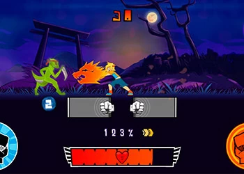 Boksjager Schaduwgevecht schermafbeelding van het spel