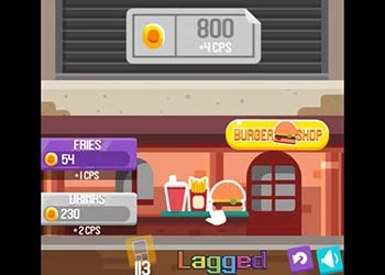 Burger Clicker pamje nga ekrani i lojës