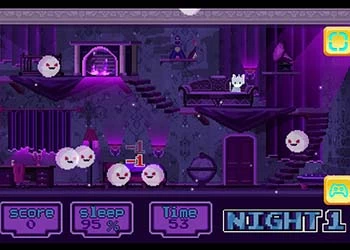 Kočka A Duchové snímek obrazovky hry