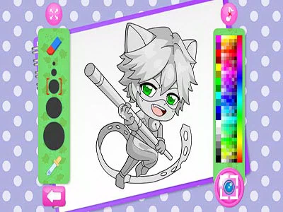 Chibi Dottedgirl Coloring Book ảnh chụp màn hình trò chơi