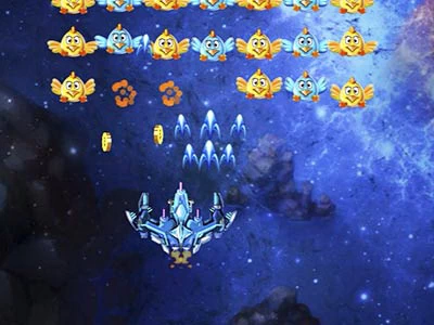 Chicken Invaders στιγμιότυπο οθόνης παιχνιδιού