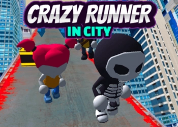 Şəhərdə Crazy Runner oyun ekran görüntüsü