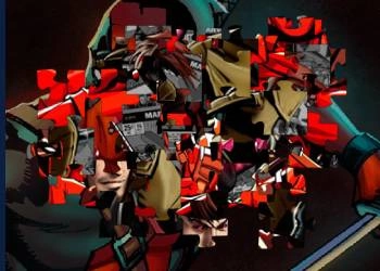 Puzzle S Postavami Deadpoola snímek obrazovky hry