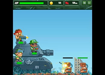 Verteidige Den Panzer Spiel-Screenshot