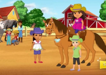 Dora Ja Sõbrad Legend Kadunud Hobustest mängu ekraanipilt