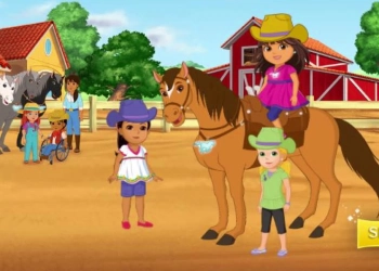 Dora Et Ses Amis Légende Des Chevaux Perdus capture d'écran du jeu