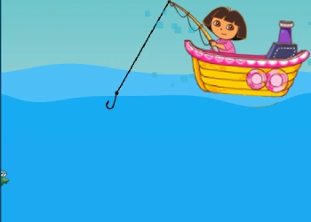 Dora Fishing game screenshot