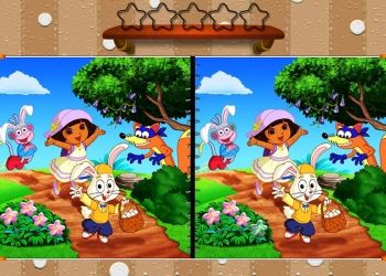 Dora Happy Easter Spot The Difference game screenshot