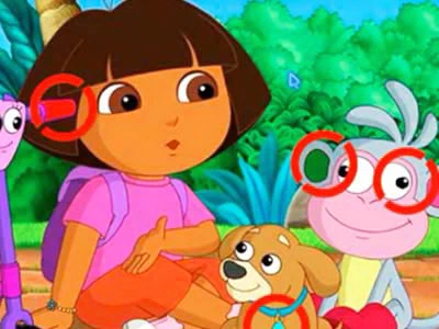 Dora Észreveszi A Különbséget játék képernyőképe