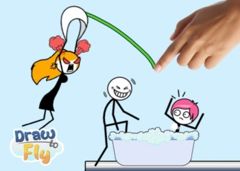 Tërheq për të fluturuar pamje nga ekrani i lojës