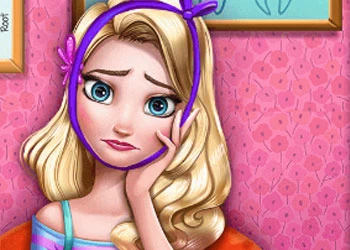Elsa Va Al Dentista captura de pantalla del juego