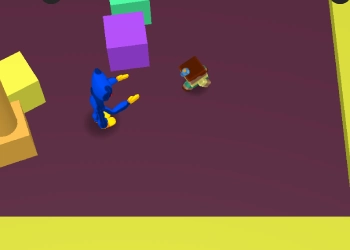 Mavi Canavardan Qaçın oyun ekran görüntüsü
