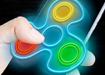 Fidget Spinner Neon Glow pamje nga ekrani i lojës