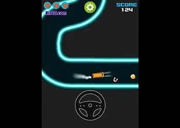 Finger Driver Neon game screenshot