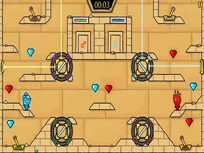 Fireboy And Watergirl Light Temple game screenshot