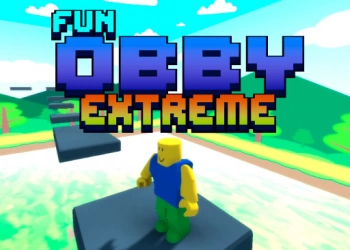 Забавен Obby Extreme екранна снимка на играта