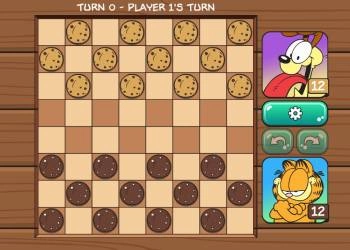 Garfield Checkers game screenshot