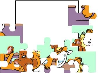 Garfield Jigsaw game screenshot