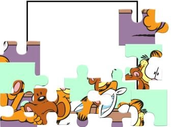 Garfield Ghép Hình ảnh chụp màn hình trò chơi