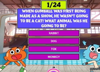 Gumball's Gigantic Trivia Quiz თამაშის სკრინშოტი