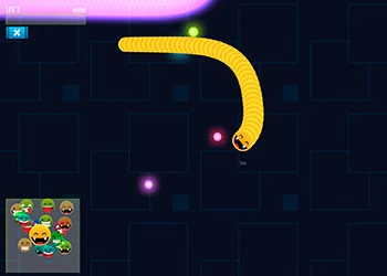 Happy Snakes snímek obrazovky hry