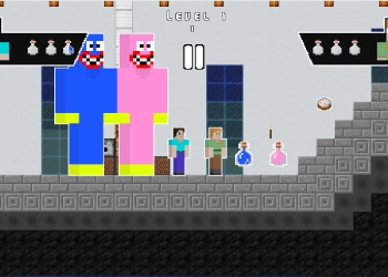 Huggy Kissy Contro Steve Alex screenshot del gioco