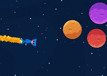 Huggy Wuggy: Űrrepülés játék képernyőképe