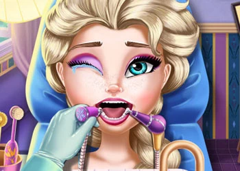 Ice Queen Real Dentist game screenshot