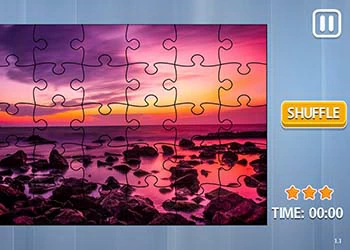 Jigsaw Puzzle: Apus De Soare captură de ecran a jocului