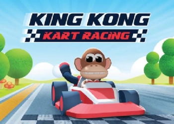 Αγώνες Kart King Kong στιγμιότυπο οθόνης παιχνιδιού