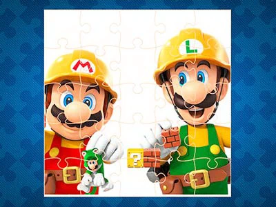 Mario And Friend Puzzle game screenshot