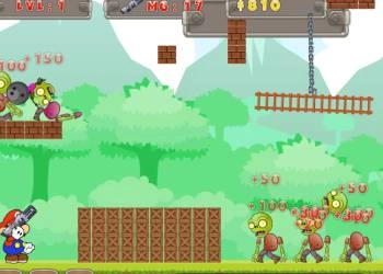 Mario Y Los Zombis captura de pantalla del juego