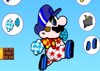 Mario Dressup game screenshot
