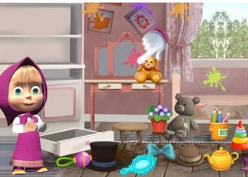 Masha And The Bear Cleaning Game game screenshot